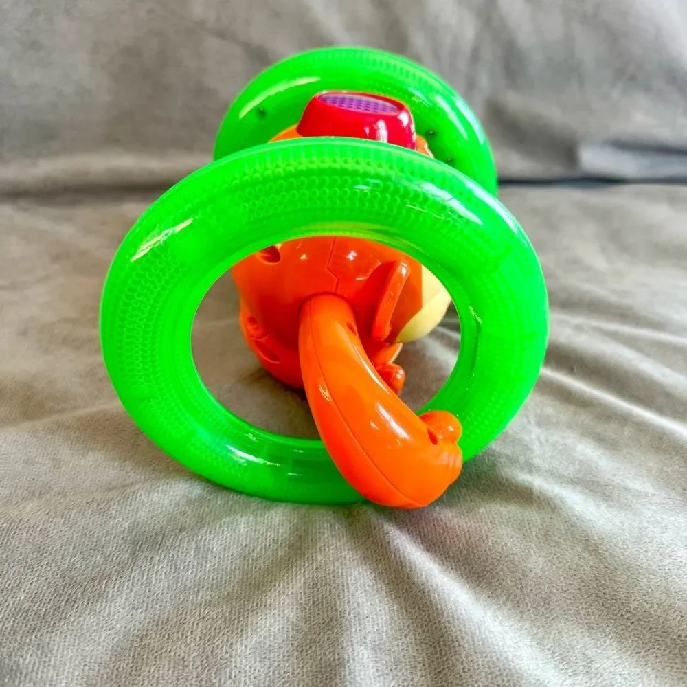 Bright Starts Roll & Glow Monkey Baby Toddler Toy